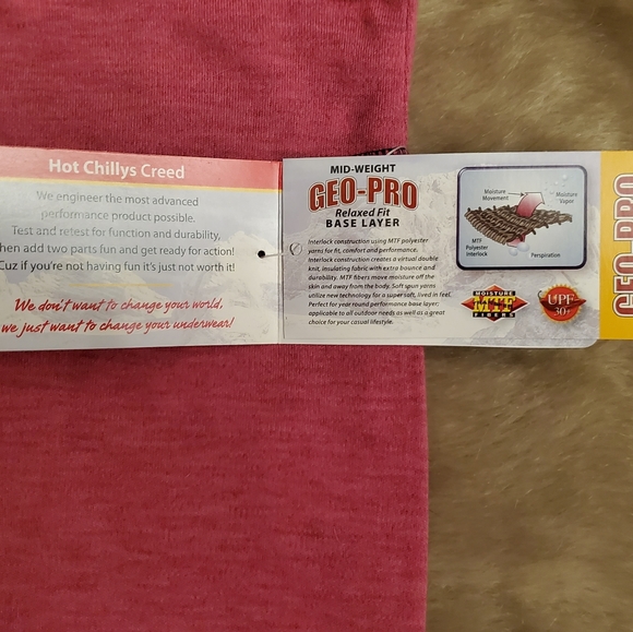 Hot Chillys Womn hot pink Geo Pro Bottom baselayer - Picture 6 of 8